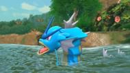 Gyarados learns many Dragon-type moves (Image via Bandai Namco)